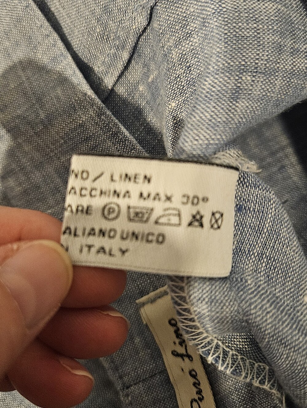 100% Linen-Blend Women's Pants - Picture 7 of 8